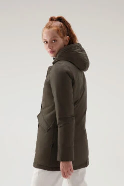Woolrich Arctic Parka In Ramar Cloth Con Pelliccia Removibile - Donna - Verde -Offerta Economica Vestiario CFWWOU0538FRUT0001 DAG 3