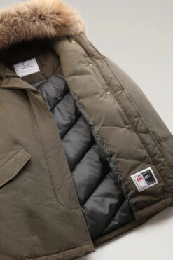 Woolrich Arctic Parka In Ramar Cloth Con Pelliccia Removibile - Donna - Verde -Offerta Economica Vestiario CFWWOU0538FRUT0001 DAG 9