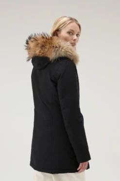 Woolrich Arctic Parka In Ramar Cloth Con Pelliccia Removibile - Donna - Blu -Offerta Economica Vestiario CFWWOU0538FRUT0001 DKN 2