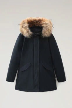 Woolrich Arctic Parka In Ramar Cloth Con Pelliccia Removibile - Donna - Blu -Offerta Economica Vestiario CFWWOU0538FRUT0001 DKN 4