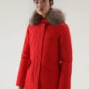 Woolrich Arctic Parka In Ramar Cloth Con Pelliccia Removibile - Donna - Rosso -Offerta Economica Vestiario CFWWOU0538FRUT0001 MSC