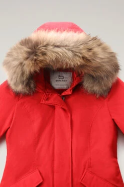 Woolrich Arctic Parka In Ramar Cloth Con Pelliccia Removibile - Donna - Rosso 17 Woolrich Arctic Parka In Ramar Cloth Con Pelliccia Removibile - Donna - Rosso -Offerta Economica Vestiario CFWWOU0538FRUT0001 MSC 5