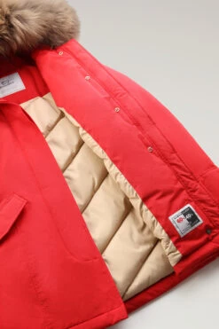 Woolrich Arctic Parka In Ramar Cloth Con Pelliccia Removibile - Donna - Rosso 21 Woolrich Arctic Parka In Ramar Cloth Con Pelliccia Removibile - Donna - Rosso -Offerta Economica Vestiario CFWWOU0538FRUT0001 MSC 9