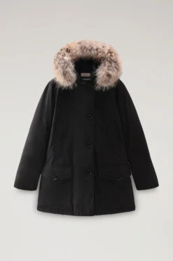 Woolrich Arctic Parka In Ramar Cloth Con Quattro Tasche E Pelliccia Removibile - Donna - Nero -Offerta Economica Vestiario CFWWOU0540FRUT0001 BLK 4