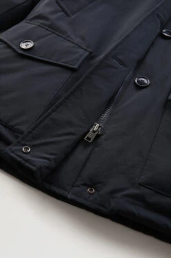 Woolrich Arctic Parka In Ramar Cloth Con Quattro Tasche E Pelliccia Removibile - Donna - Blu -Offerta Economica Vestiario CFWWOU0540FRUT0001 DKN 8