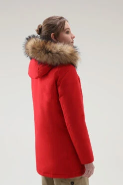 Woolrich Arctic Parka In Ramar Cloth Con Quattro Tasche E Pelliccia Removibile - Donna - Rosso -Offerta Economica Vestiario CFWWOU0540FRUT0001 MSC 2