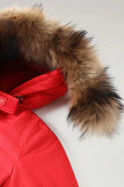 Woolrich Arctic Parka In Ramar Cloth Con Quattro Tasche E Pelliccia Removibile - Donna - Rosso -Offerta Economica Vestiario CFWWOU0540FRUT0001 MSC 6