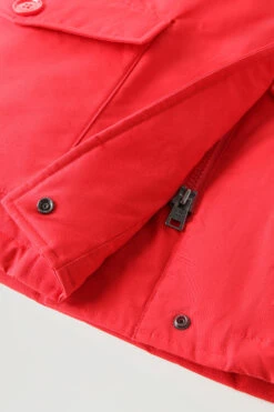 Woolrich Arctic Parka In Ramar Cloth Con Quattro Tasche E Pelliccia Removibile - Donna - Rosso -Offerta Economica Vestiario CFWWOU0540FRUT0001 MSC 8