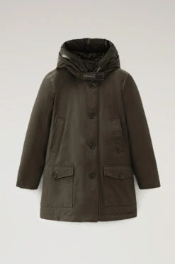 Woolrich Arctic Parka In Ramar Cloth Con Quattro Tasche - Donna - Verde -Offerta Economica Vestiario CFWWOU0547FRUT0001 DAG 4