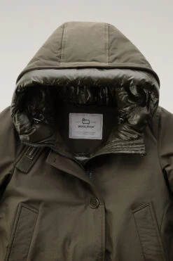 Woolrich Arctic Parka In Ramar Cloth Con Quattro Tasche - Donna - Verde -Offerta Economica Vestiario CFWWOU0547FRUT0001 DAG 5