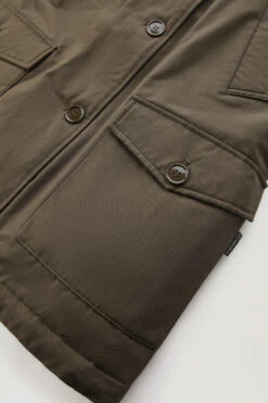 Woolrich Arctic Parka In Ramar Cloth Con Quattro Tasche - Donna - Verde -Offerta Economica Vestiario CFWWOU0547FRUT0001 DAG 6