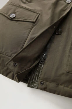 Woolrich Arctic Parka In Ramar Cloth Con Quattro Tasche - Donna - Verde -Offerta Economica Vestiario CFWWOU0547FRUT0001 DAG 8