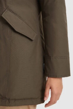 Woolrich Beaker Parka In Ramar Cloth Con Pelliccia Sintetica - Donna - Verde -Offerta Economica Vestiario CFWWOU0550FRUT0001 DAG 5