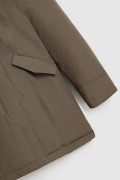 Woolrich Beaker Parka In Ramar Cloth Con Pelliccia Sintetica - Donna - Verde -Offerta Economica Vestiario CFWWOU0550FRUT0001 DAG 8