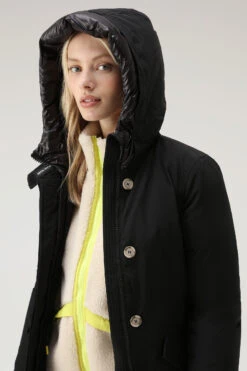 Woolrich Arctic Parka In Ramar Cloth - Donna - Nero -Offerta Economica Vestiario CFWWOU0580FRUT0001 BLK 3