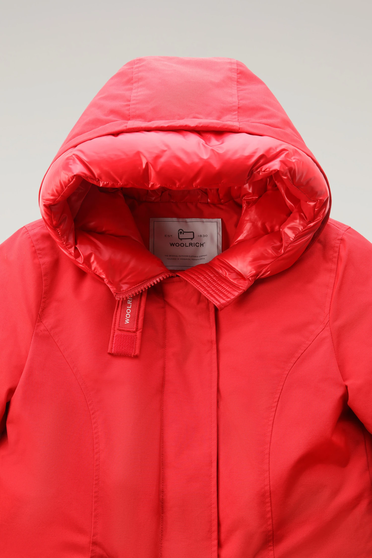 Woolrich Arctic Parka In Ramar Cloth - Donna - Rosso 8 Woolrich Arctic Parka In Ramar Cloth - Donna - Rosso - immagine 6