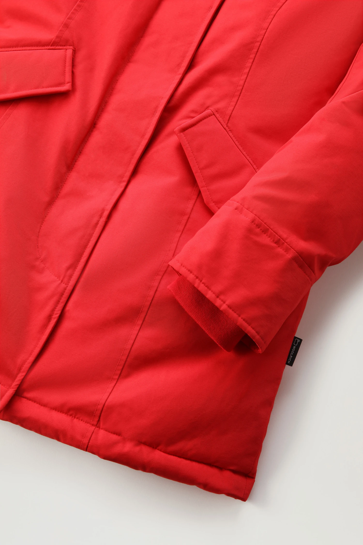 Woolrich Arctic Parka In Ramar Cloth - Donna - Rosso 9 Woolrich Arctic Parka In Ramar Cloth - Donna - Rosso - immagine 7