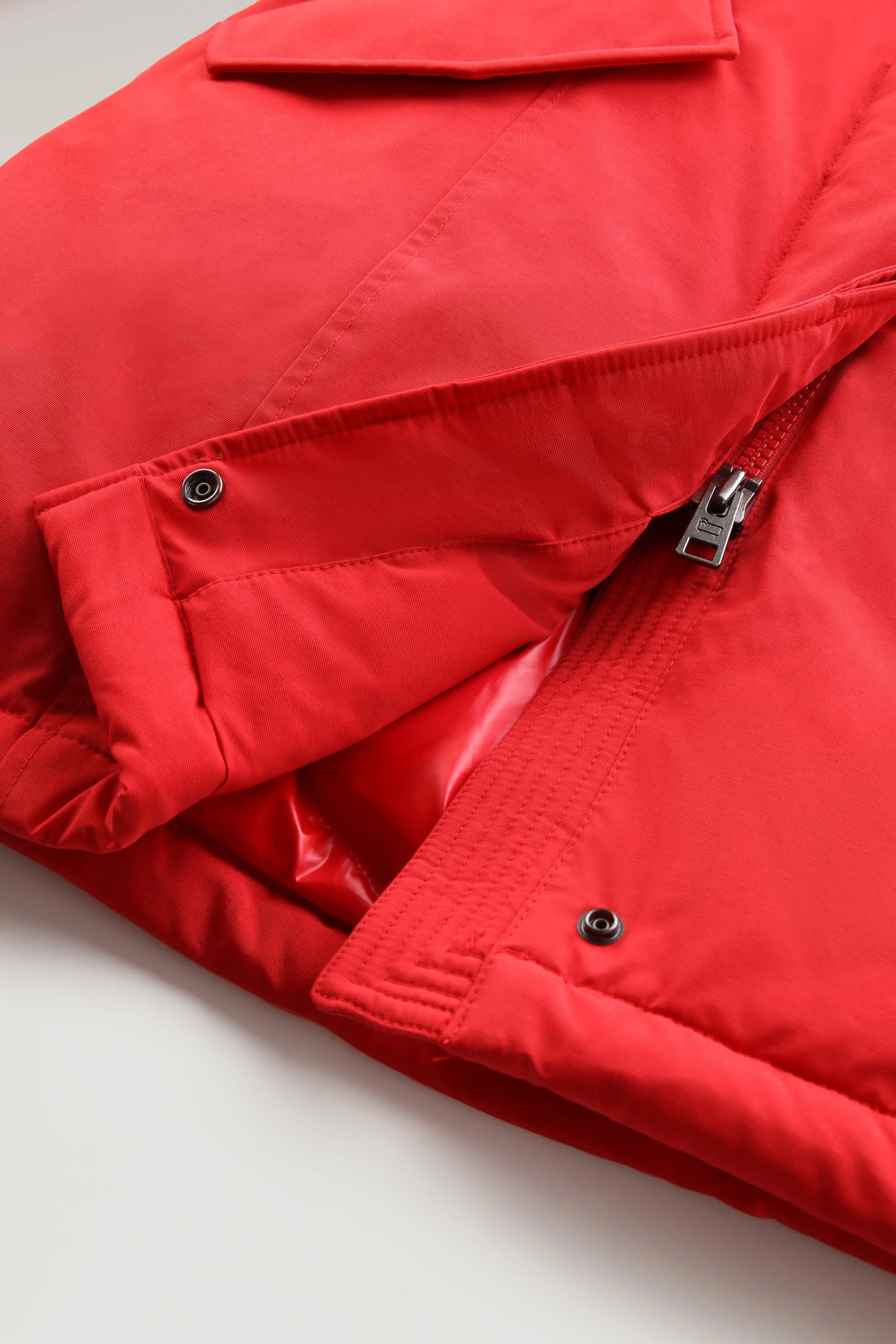 Woolrich Arctic Parka In Ramar Cloth - Donna - Rosso 10 Woolrich Arctic Parka In Ramar Cloth - Donna - Rosso - immagine 8