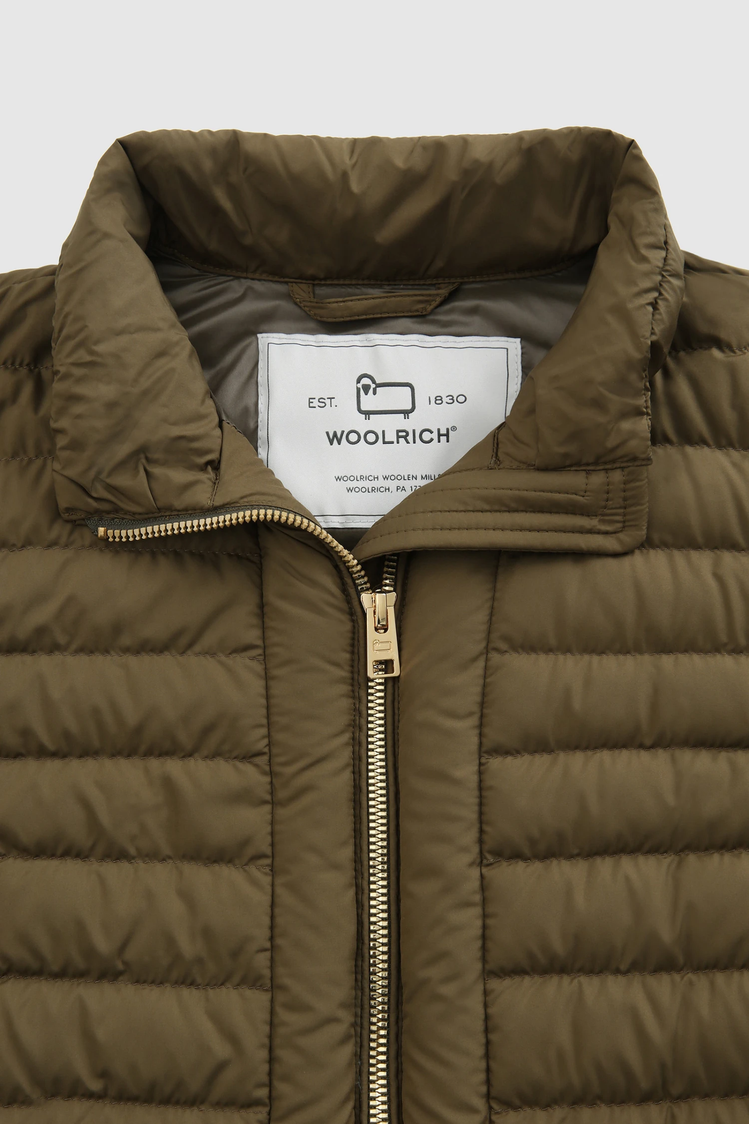 Woolrich Giacca Hibiscus Imbottita Con Coulisse In Vita - Donna - Verde 7 Woolrich Giacca Hibiscus Imbottita Con Coulisse In Vita - Donna - Verde - immagine 5