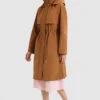 Woolrich Parka Briar Leggero Con Cappuccio Removibile - Donna - Marrone -Offerta Economica Vestiario CFWWOU0615FRUT2890 7148