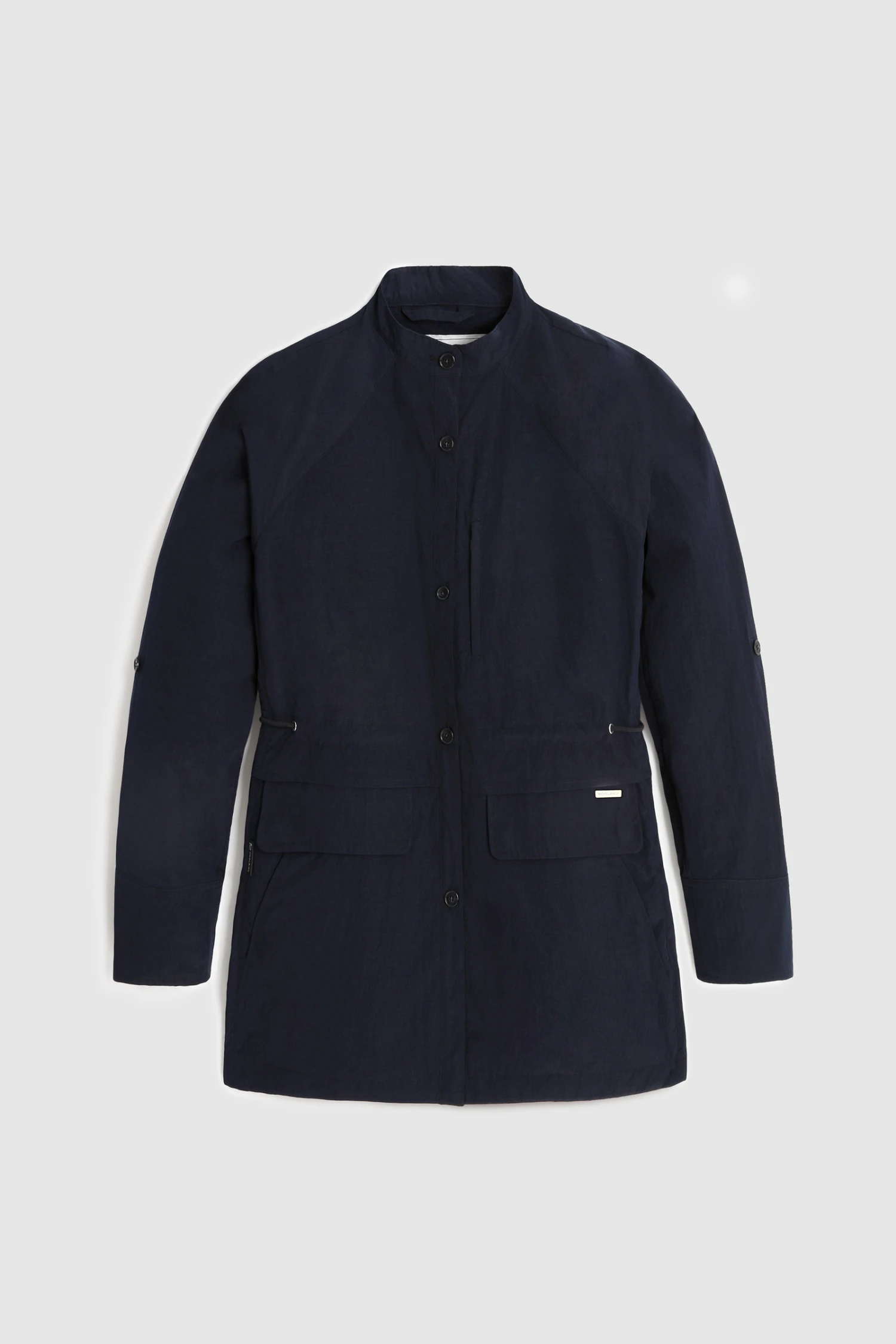 Woolrich Giacca Briar Field Ultraleggera Con Coulisse In Vita - Donna - Blu 6 Woolrich Giacca Briar Field Ultraleggera Con Coulisse In Vita - Donna - Blu - immagine 4