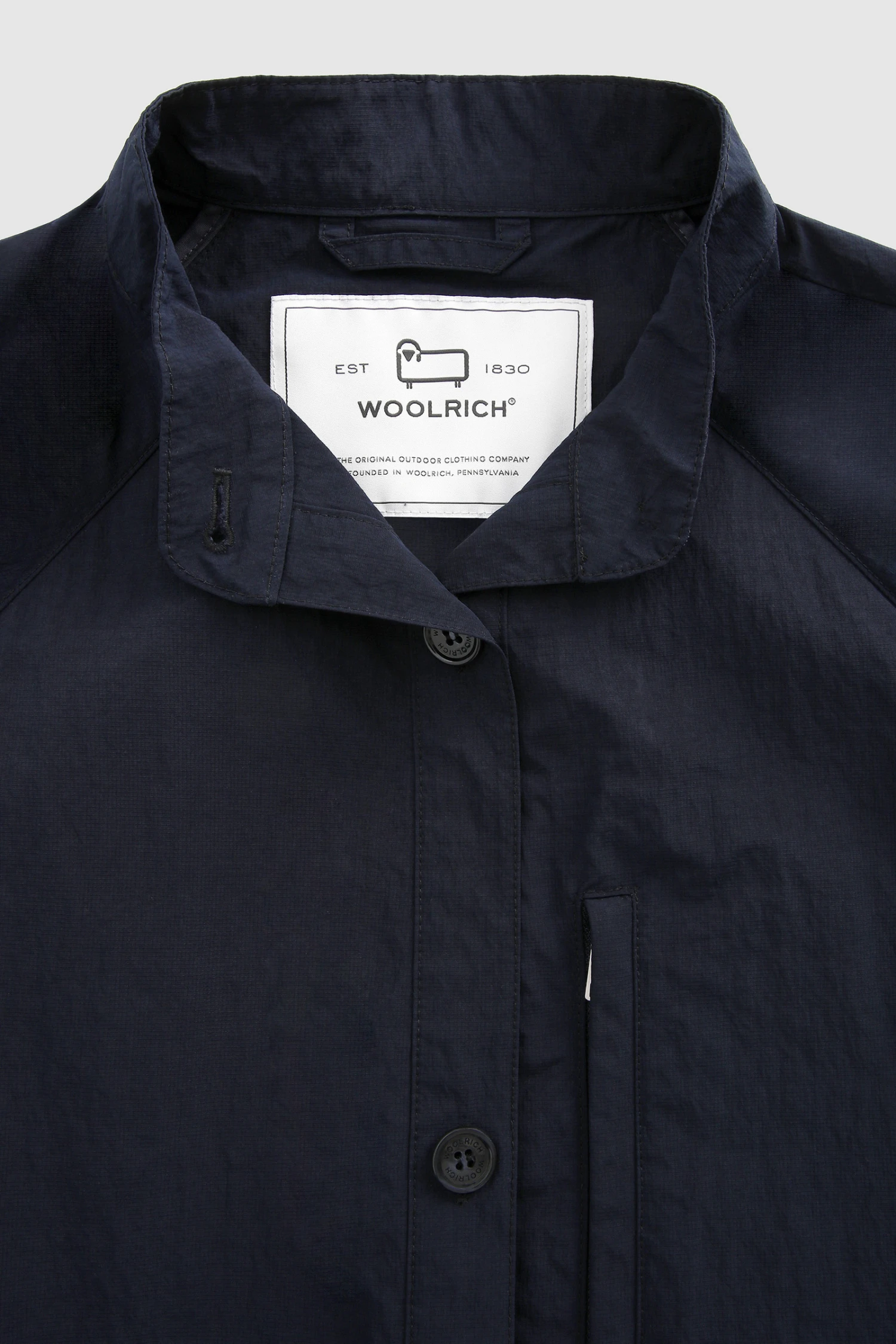 Woolrich Giacca Briar Field Ultraleggera Con Coulisse In Vita - Donna - Blu 7 Woolrich Giacca Briar Field Ultraleggera Con Coulisse In Vita - Donna - Blu - immagine 5