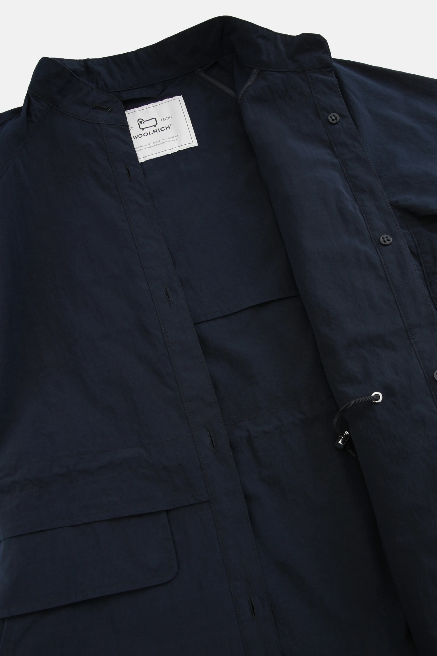 Woolrich Giacca Briar Field Ultraleggera Con Coulisse In Vita - Donna - Blu 12 Woolrich Giacca Briar Field Ultraleggera Con Coulisse In Vita - Donna - Blu - immagine 10