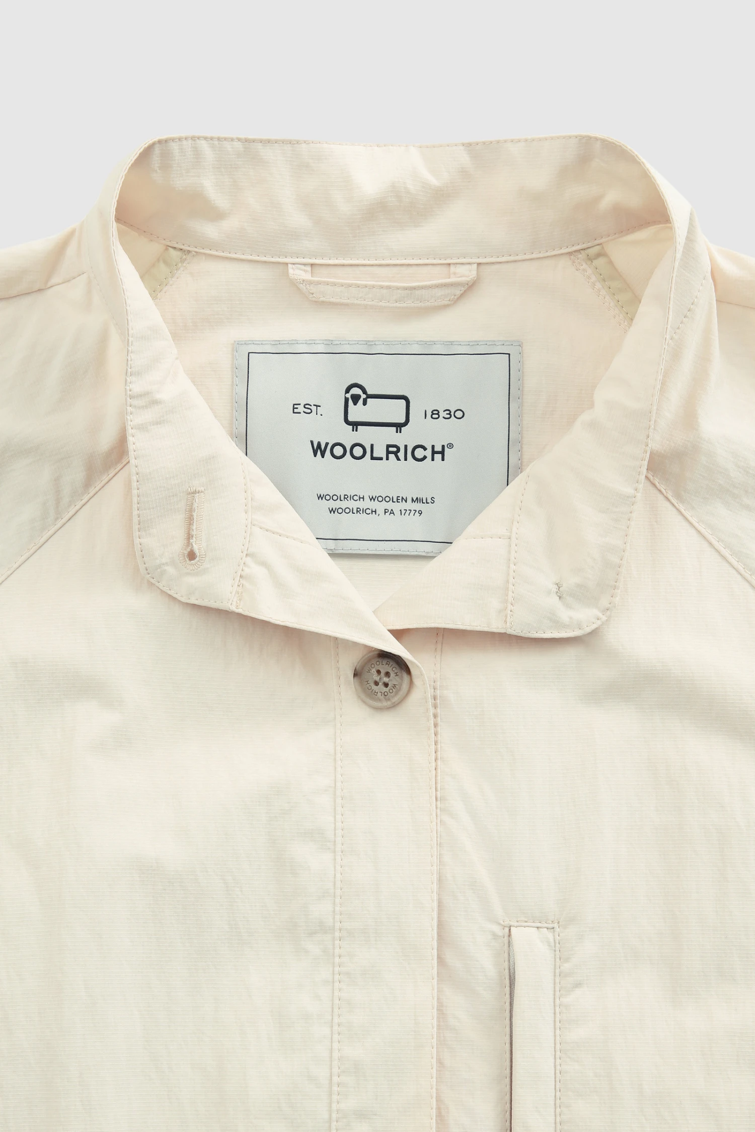 Woolrich Giacca Briar Field Ultraleggera Con Coulisse In Vita - Donna - Bianco 4 Woolrich Giacca Briar Field Ultraleggera Con Coulisse In Vita - Donna - Bianco - immagine 2