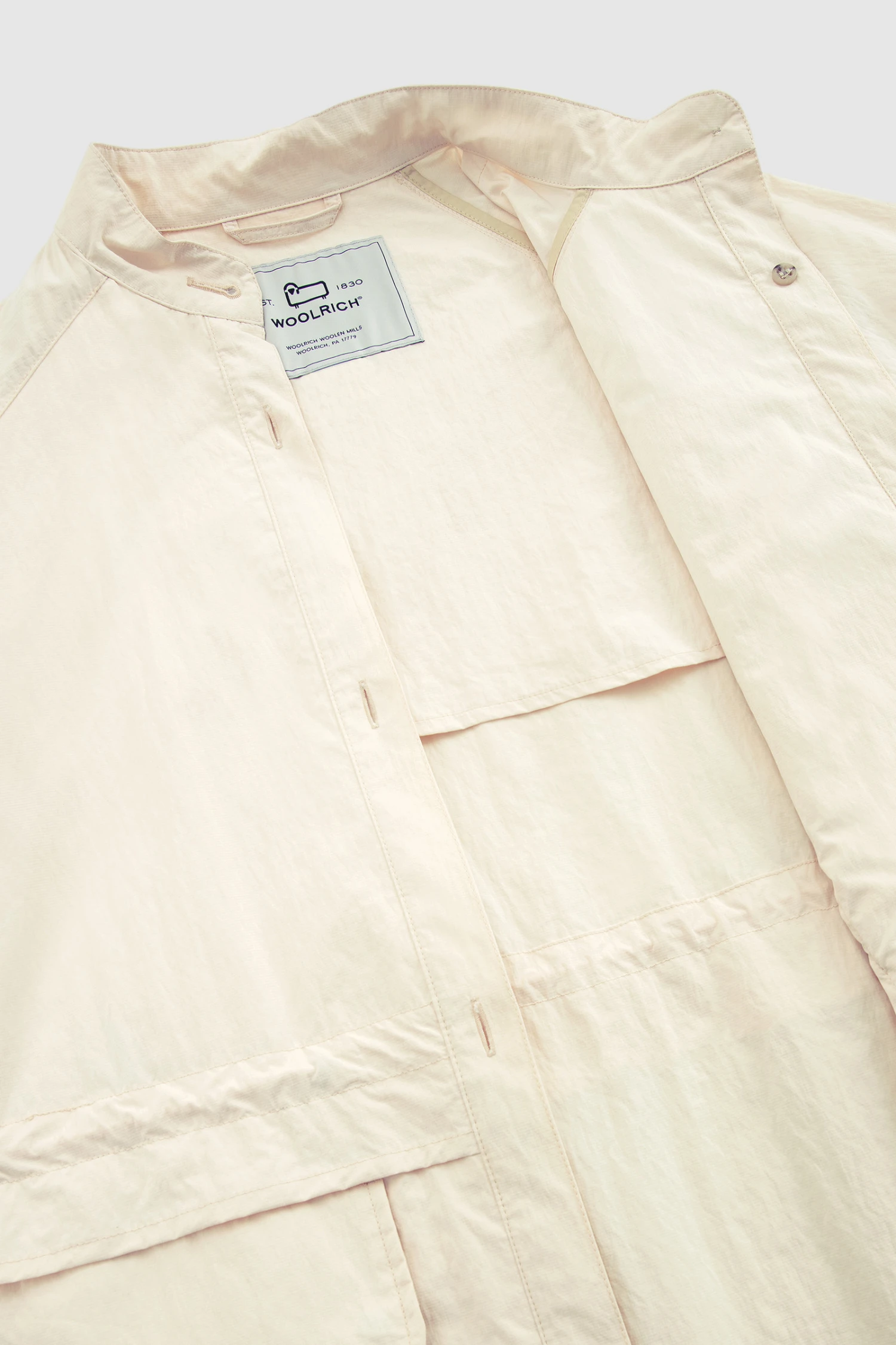 Woolrich Giacca Briar Field Ultraleggera Con Coulisse In Vita - Donna - Bianco 8 Woolrich Giacca Briar Field Ultraleggera Con Coulisse In Vita - Donna - Bianco - immagine 6