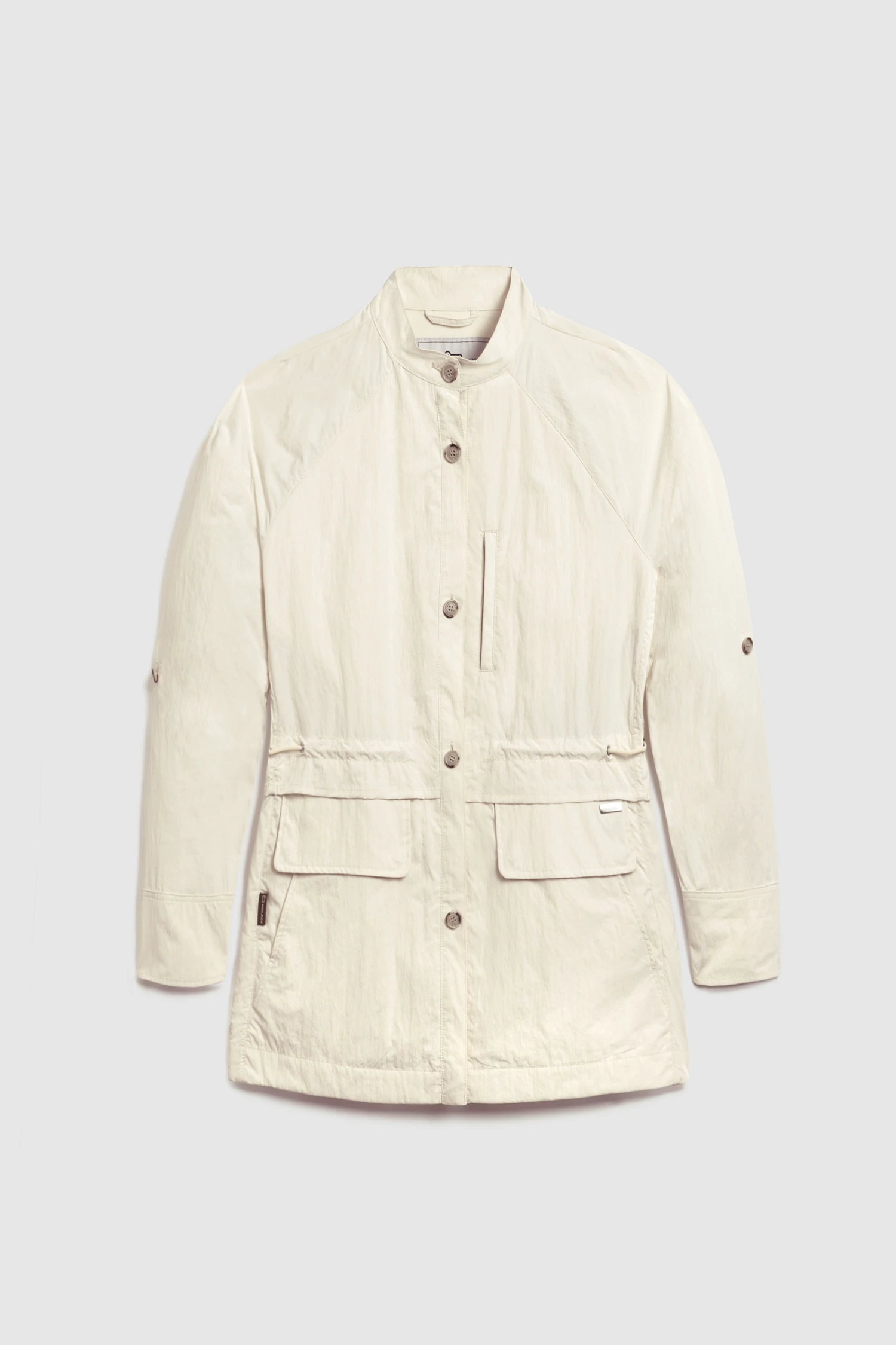 Woolrich Giacca Briar Field Ultraleggera Con Coulisse In Vita - Donna - Bianco 3 Woolrich Giacca Briar Field Ultraleggera Con Coulisse In Vita - Donna - Bianco