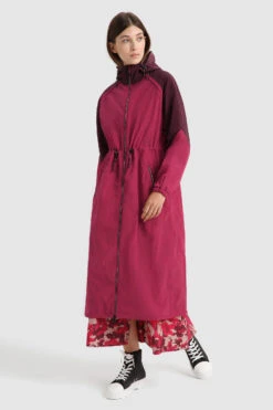 Woolrich Parka Meshoppen Ultraleggero In Nylon - Donna - Rosa