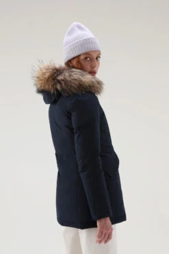 Woolrich Arctic Parka In Urban Touch Con Pelliccia Removibile - Donna - Blu -Offerta Economica Vestiario CFWWOU0652FRUT3128 3989 2