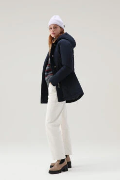 Woolrich Arctic Parka In Urban Touch Con Pelliccia Removibile - Donna - Blu -Offerta Economica Vestiario CFWWOU0652FRUT3128 3989 3