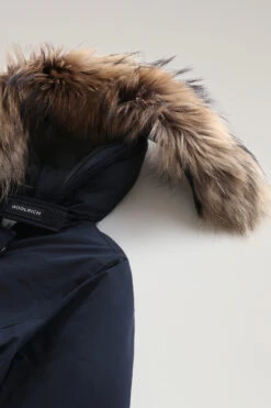 Woolrich Arctic Parka In Urban Touch Con Pelliccia Removibile - Donna - Blu -Offerta Economica Vestiario CFWWOU0652FRUT3128 3989 6