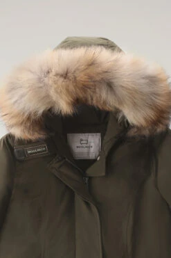 Woolrich Arctic Parka In Urban Touch Con Pelliccia Removibile - Donna - Verde -Offerta Economica Vestiario CFWWOU0652FRUT3128 614 5