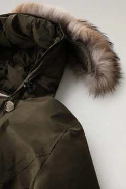 Woolrich Arctic Parka In Urban Touch Con Pelliccia Removibile - Donna - Verde -Offerta Economica Vestiario CFWWOU0652FRUT3128 614 6
