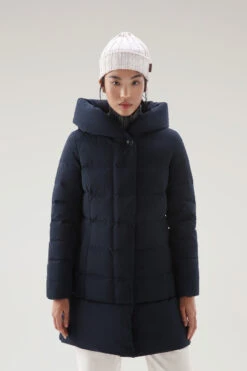 Woolrich Puffy Prescott Parka In Urban Touch - Donna - Blu