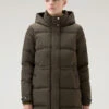 Woolrich Piumino Alsea Con Cappuccio In Nylon Elasticizzato - Donna - Verde -Offerta Economica Vestiario CFWWOU0697FRUT1148 614