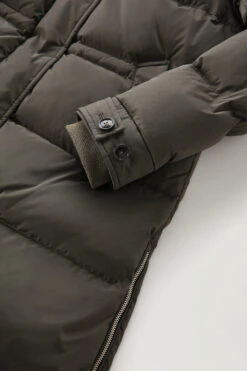 Woolrich Piumino Alsea Con Cappuccio In Nylon Elasticizzato - Donna - Verde -Offerta Economica Vestiario CFWWOU0697FRUT1148 614 7