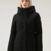 Woolrich Boulder Parka In Ramar Cloth Con Cappuccio E Collo Removibile In Pelliccia Sintetica - Donna - Nero -Offerta Economica Vestiario CFWWOU0724FRUT0001 BLK