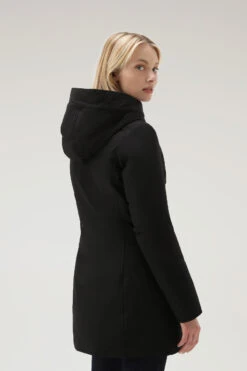 Woolrich Boulder Parka In Ramar Cloth Con Cappuccio E Collo Removibile In Pelliccia Sintetica - Donna - Nero -Offerta Economica Vestiario CFWWOU0724FRUT0001 BLK 2
