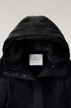 Woolrich Boulder Parka In Ramar Cloth Con Cappuccio E Collo Removibile In Pelliccia Sintetica - Donna - Nero -Offerta Economica Vestiario CFWWOU0724FRUT0001 BLK 5