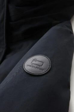 Woolrich Boulder Parka In Ramar Cloth Con Cappuccio E Collo Removibile In Pelliccia Sintetica - Donna - Blu -Offerta Economica Vestiario CFWWOU0724FRUT0001 DKN 7