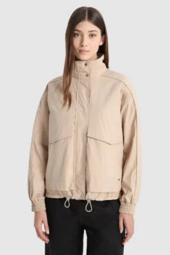 Woolrich Giacca Kendall In Misto Cotone E Nylon - Donna - Beige