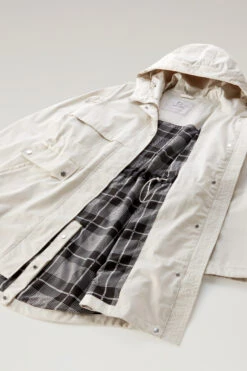 Woolrich Havice Summer Parka In Puro Cotone - Donna - Bianco -Offerta Economica Vestiario CFWWOU0765FRUT1974 1582 9