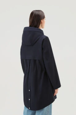 Woolrich Havice Summer Parka In Puro Cotone - Donna - Blu -Offerta Economica Vestiario CFWWOU0765FRUT1974 3989 2