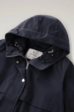 Woolrich Havice Summer Parka In Puro Cotone - Donna - Blu -Offerta Economica Vestiario CFWWOU0765FRUT1974 3989 5