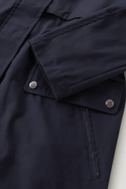 Woolrich Havice Summer Parka In Puro Cotone - Donna - Blu -Offerta Economica Vestiario CFWWOU0765FRUT1974 3989 7