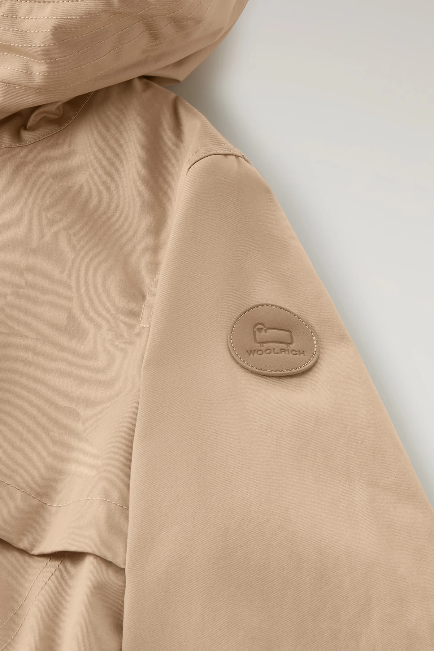 Woolrich Havice Summer Parka In Puro Cotone - Donna - Beige 9 Woolrich Havice Summer Parka In Puro Cotone - Donna - Beige - immagine 7
