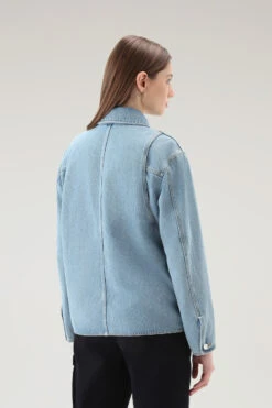 Woolrich Giacca In Denim Stone Washed Di Puro Cotone - Donna - Blu 13 Woolrich Giacca In Denim Stone Washed Di Puro Cotone - Donna - Blu -Offerta Economica Vestiario CFWWOU0768FRUT3336 326 2